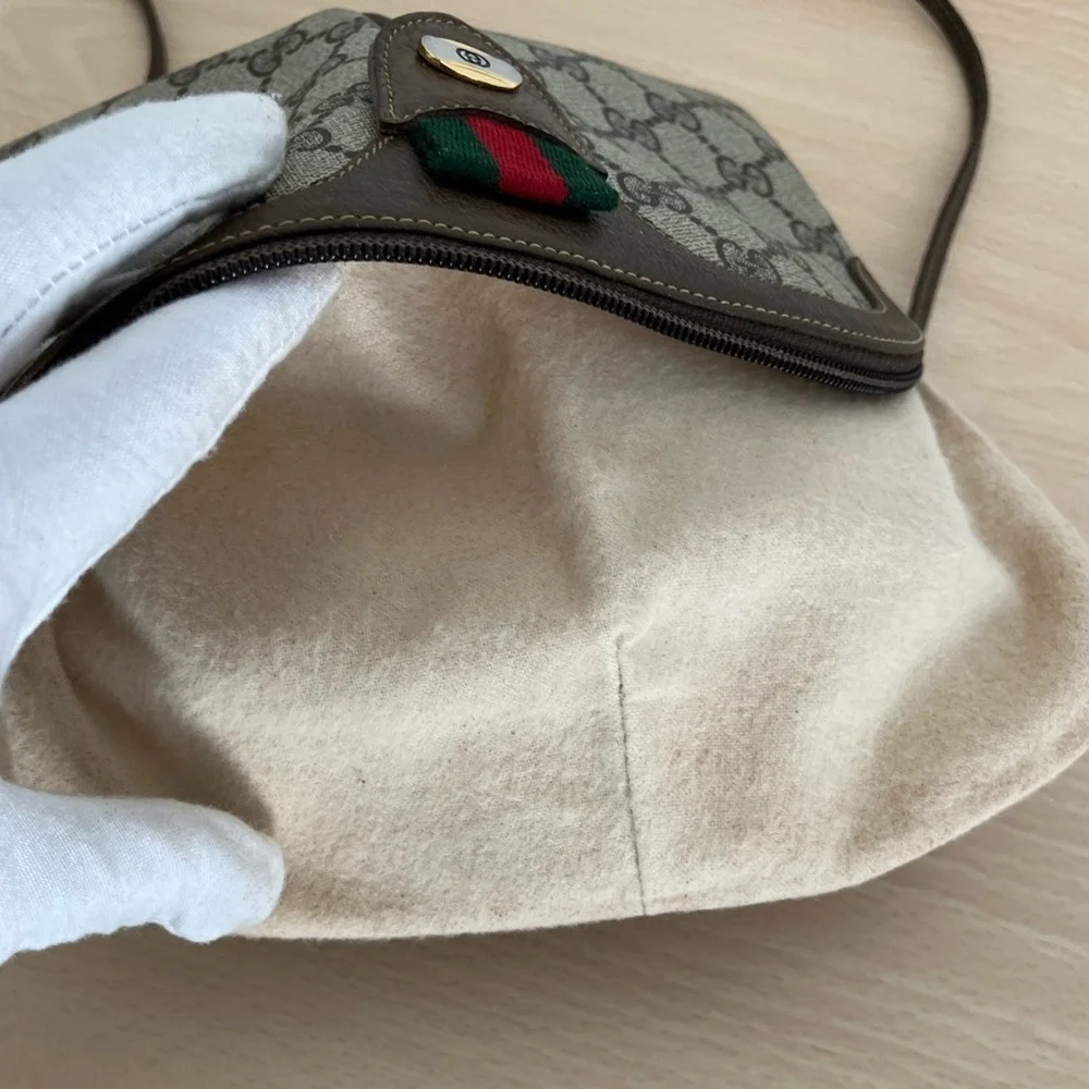 Gucci GG Supreme Ophidia Crossbody Clutch Vintage EUC Circa 1980 - Picture 12 of 17